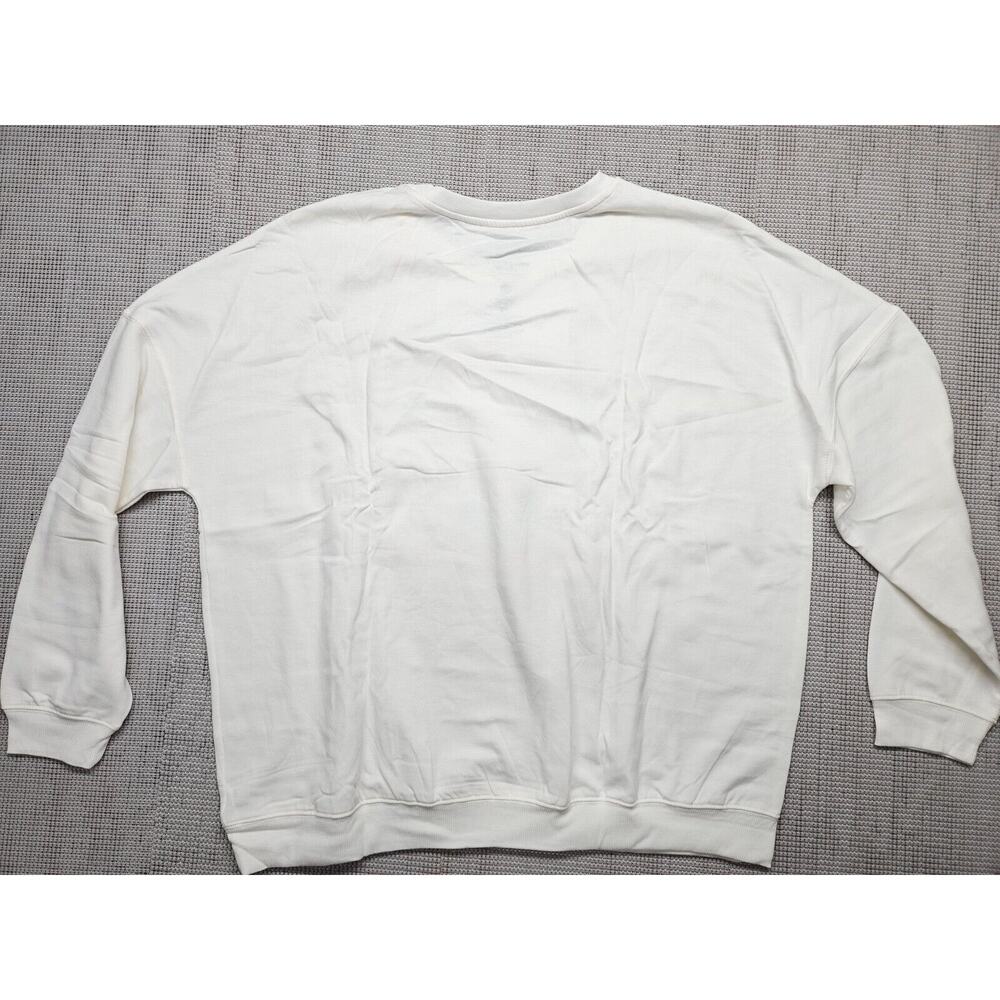 Hello Kitty by Sanrio Women's Cozy Graphic Sweatshirt Plus Size 2X White - Picture 2 of 9